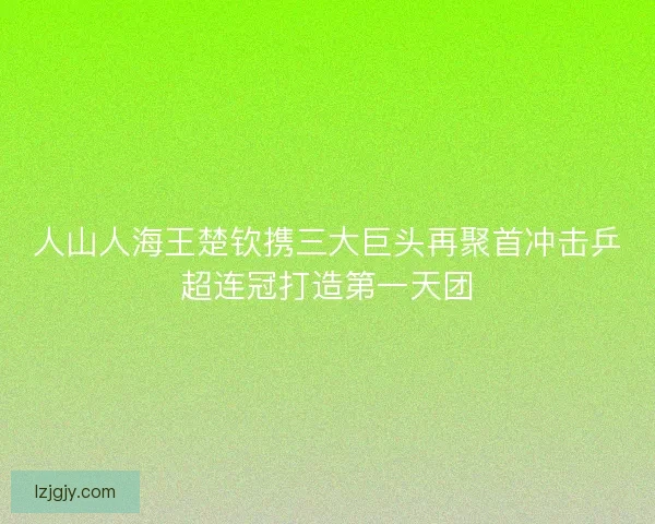 人山人海王楚钦携三大巨头再聚首冲击乒超连冠打造第一天团 人山人海王楚钦携三大巨头再聚首冲击乒超连冠打造第一天团